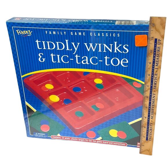 Vintage FUNDEX 2001 Tiddly Winks & Tic-Tac-Toe Game Sealed READ - Picture 10 of 10